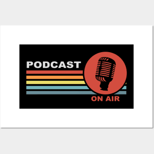 Podcast on air Posters and Art